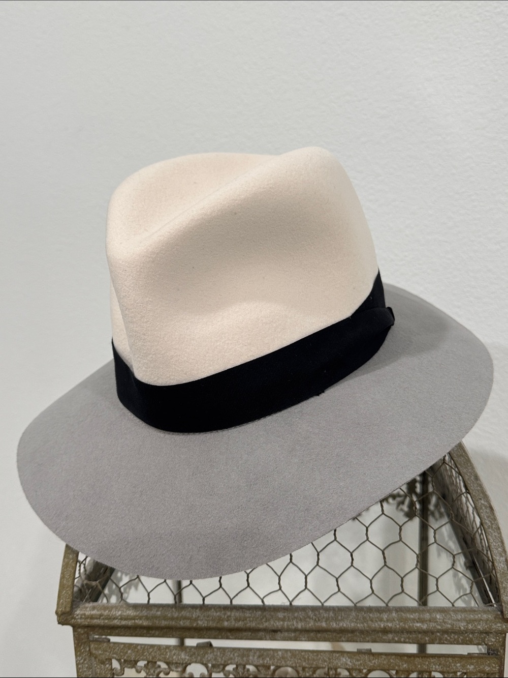 Rag & Bone Wool Felt Fedora Hat NWOT
